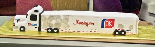 Homemade JK Moving cake